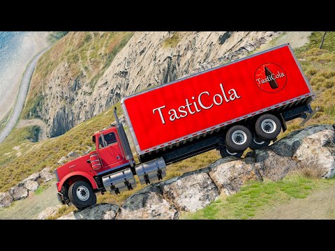 Cliff Drops Marathon #11 - BeamNG DRIVE | SmashChan