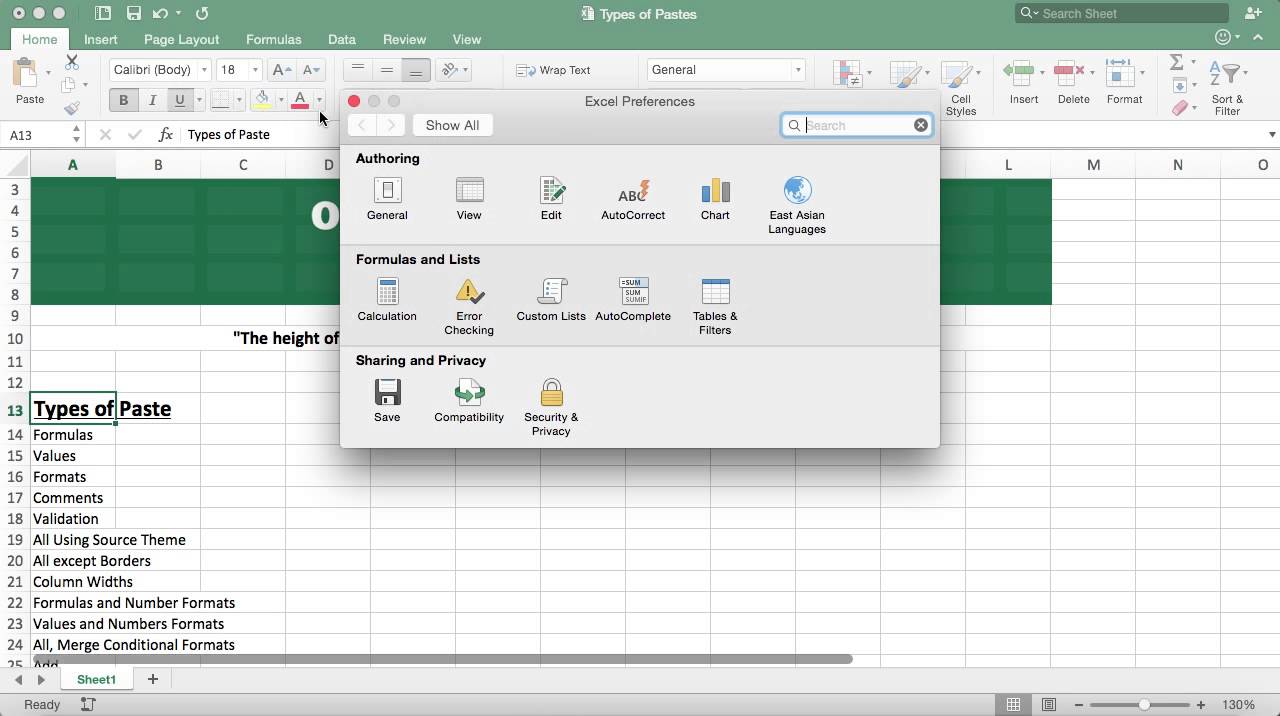 Excel - Add Developer Tab for Mac