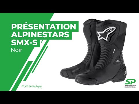 Chaussures Moto Alpinestars CR-X DS B/B 8 Homme - Noir, Taille 42 EU