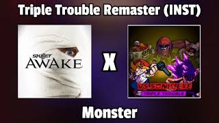 Cover art for Monster x Triple Trouble Remasterd