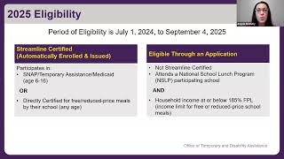 Summer EBT 2025 Webinar with NYS OTDA