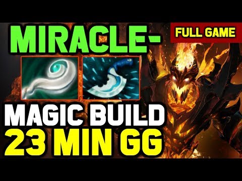 Miracle- Plays his Signature Mid Shadow fiend with RAZE SPAM BUILD