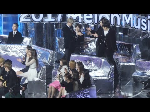 171202 트와이스(TWICE),엑소(EXO),위너 - 케이팝메들리 ,댄스남자,여자 그룹상 수상소감 리액션 [전체] 직캠 Fancam (2017 멜론 뮤직 어워드) by Mera