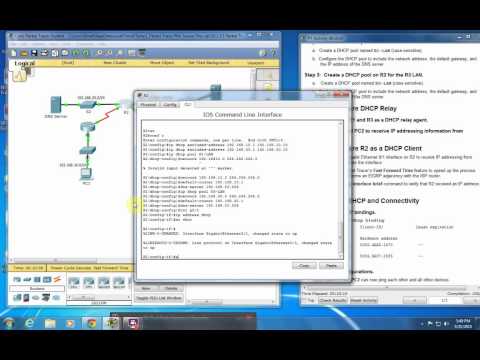 10.1.3.3 Packet Tracer Configuring DHCP IOS Part 2