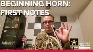 Beginning Horn Series: First Notes - C, D, E