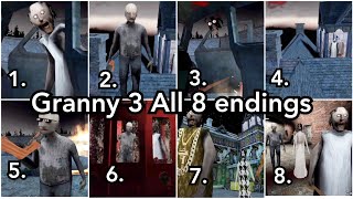 Granny 3 All 8 endings