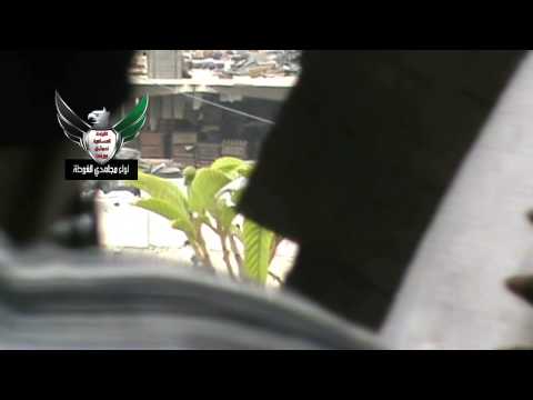 اشتباكات بين عناصر لواء مجاهدي الغوطة وقوات النظام على جبهة إدارة المركبات في ريف دمشق