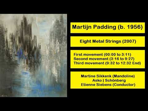 Martijn Padding (b. 1956) - Eight Metal Strings (2007)