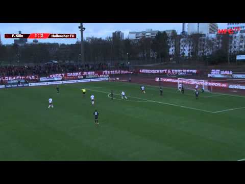22. Spieltag: Spielbericht Fortuna Köln - Hallescher FC