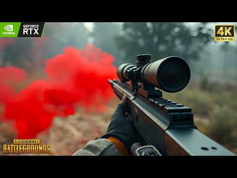 Miramar FPP Solo Sniper Gameplay PUBG PC RTX 5090 (No Commentary)