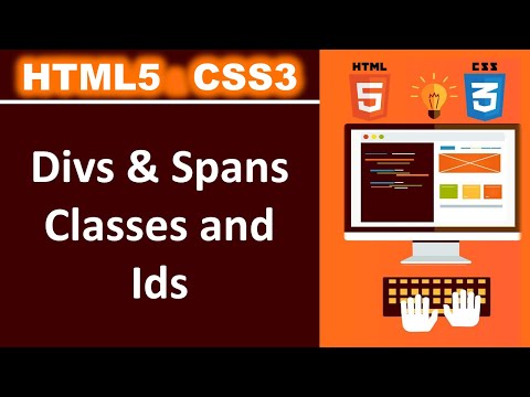 Divs and Spans Classes and Ids | Web Development Tutorials in Urdu Hindi