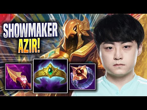 SHOWMAKER DESTROYING WITH AZIR! - DK ShowMaker Plays Azir MID vs Sylas! | Season 2022