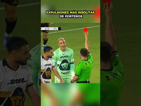 EXPULSIONES INSOLITAS DE PORTEROS