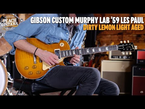 No Talking...Just Tones | Gibson Custom Murphy Lab '59 Les Paul Standard Dirty Lemon - Light Aged