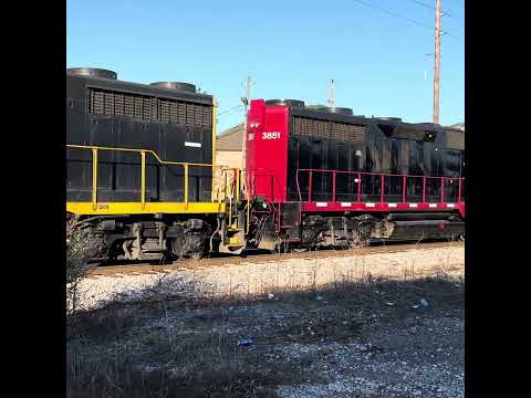 ABS Black and Yellow(and Red) #shorts #shortline #tuscaloosa #train #railfan #freighttrain