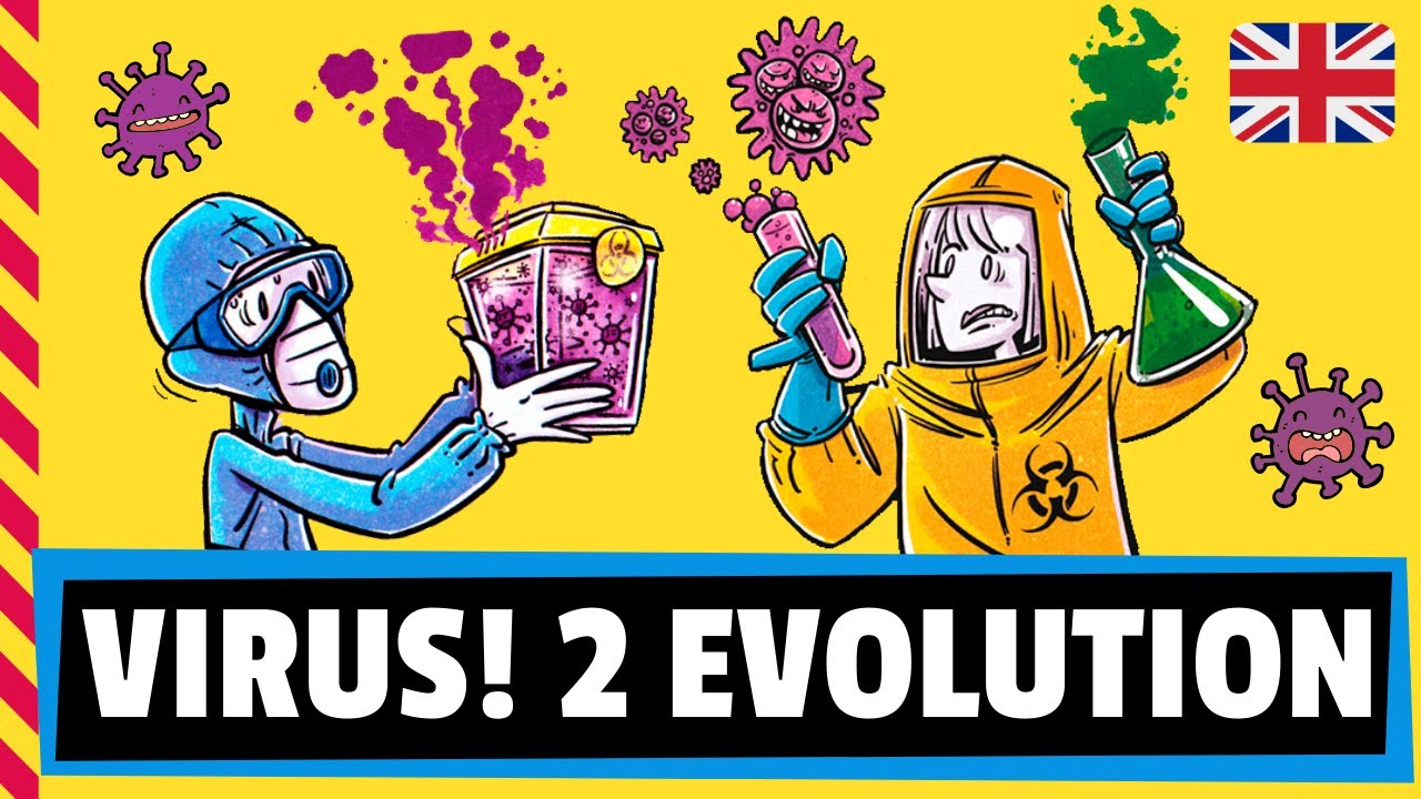VIRUS! 2 Evolution Board game - Review / Tutorial / How to play  (English)