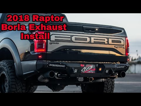 Borla Catback ATAK 60637 2018 Raptor Ford F150 EcoBoost Catback Installation @trailblazerfilms