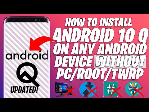 Install Android 10 Q On Any Android Device | Without PC & Without ROOT