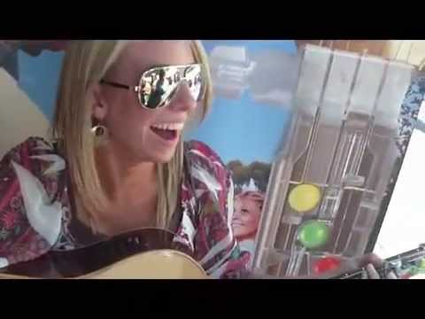 Amazed Chordbuddy fans play a real song on guitar at Merlfest in NC