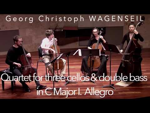 Georg Christoph Wagenseil: Quartet for Low Strings (three cellos and double bass) in C major