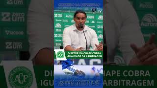 🦊👀DIRETOR da CHAPECOENSE QUESTIONA CRITÉRIOS da ARBITRÁGEM APÓS JOGO! "MÉRITO DO CRUZEIRO, MAS..."