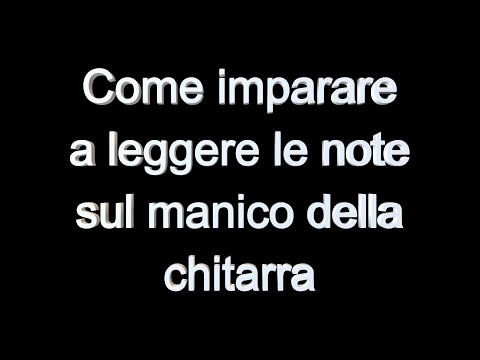 How to learn notes on the guitar