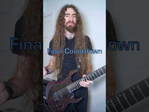 FINAL COUNTDOWN guitar solo picking tips #europe
