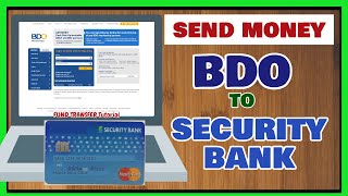 BDO Send Money to Security Bank: How to Fund Transfer from BDO to Security Bank Online via Instapay