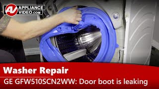 GE Washer Repair: Door Boot Is Leaking