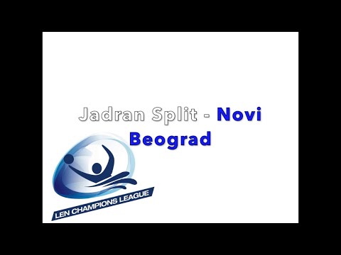 Water-Polo : Ligue des Champions 2021-2022 : Jadran Split - Novi Beograd (Les buts) - Groupe A
