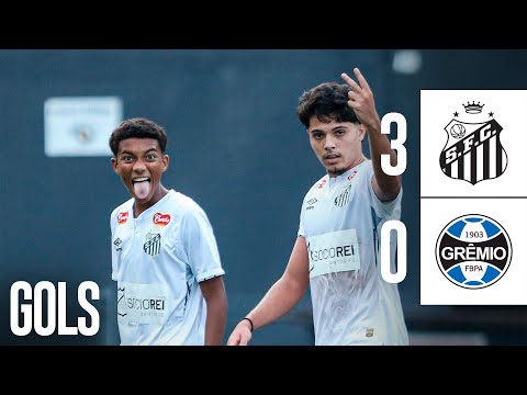 SANTOS  3 x 0 GRÊMIO | GOLS | BRASILEIRÃO SUB-20 (07/05/25)