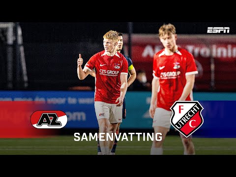 🤯 KEES SMIT met HATTRICK in 13(!) MINUTEN ⚡️ | Samenvatting Jong AZ - Jong FC Utrecht