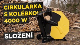 Kolísková píla PROTECO 4kW, 400V 700mm 