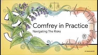 Comfrey: Nature's Knit-Bone — The Master Tissue Regenerator | Dr. Christopher's Herbal Wisdom