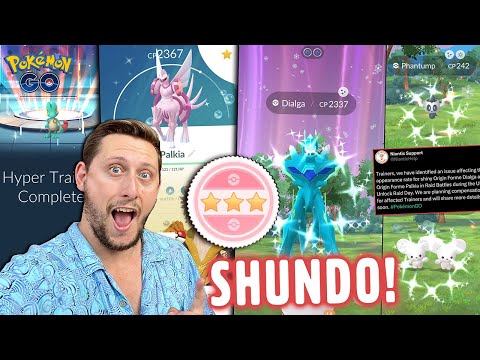 2x SHUNDO! *Origin Raid Day* Dialga & Palkia BROKEN? We NEED To Talk About THIS! (Pokémon GO)