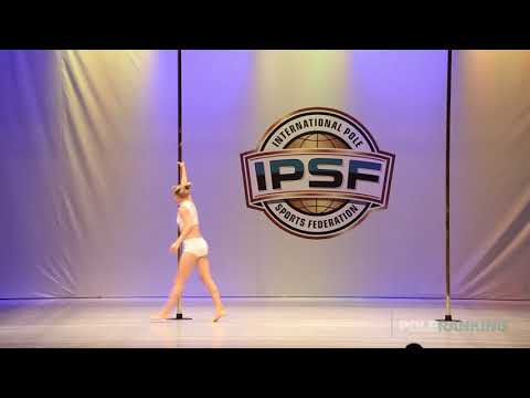 Novice Girls Oliwia Predki of Poland - IPSF World Pole Sports Championships 2018