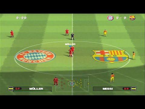 PES 2013 - Bayern Munchen vs Barcelona | PS2