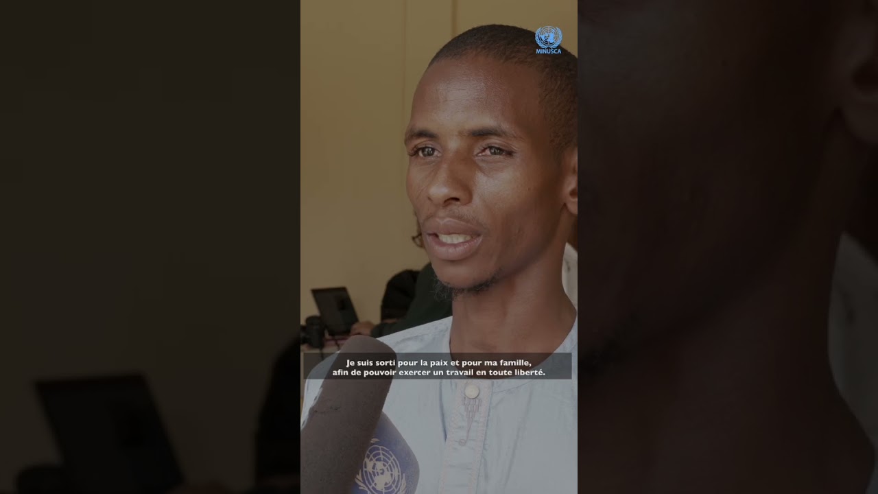 Désarmement et démobilisation de combattants a Bangui