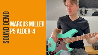 Video thumbnail for Sire Marcus Miller P5 Alder-4 - Sound Demo (no talking) by Bass Bonedo