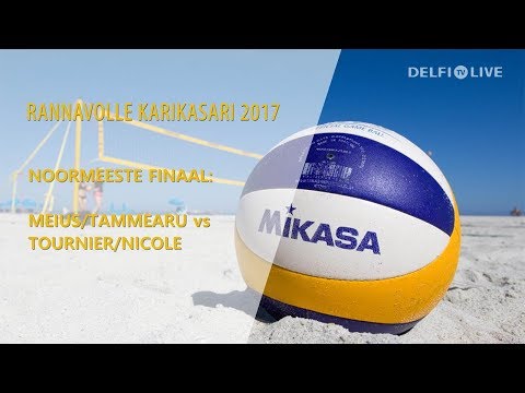 Rannavolle karikas 2017 - Pärnu - noormeeste finaal: Meius/Tammearu vs Tournier/Nicole.