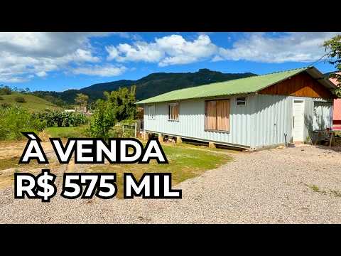 CASA DE CAMPO À VENDA EM SC 3880 M² NATUREZA FRUTAS TRANQUILIDADE