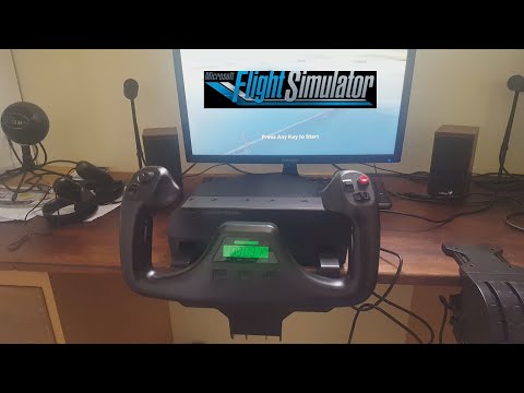FS2020: Setting up the Logitech Flight Yoke System and alleviating the Deadzone!
