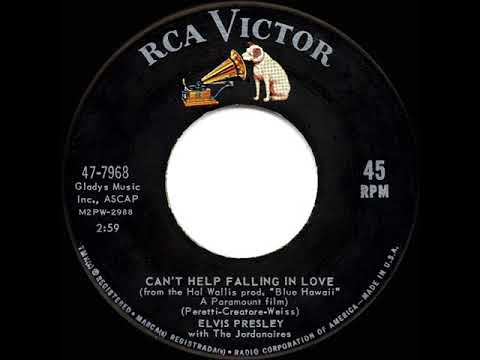 1962 HITS ARCHIVE: Can’t Help Falling In Love - Elvis Presley (a #2 record U.S.,  dual #1 UK*)