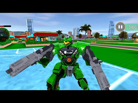 Army Bus Robot Car 3d - Career Mode