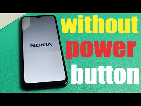 How to switch on nokia phone without power button