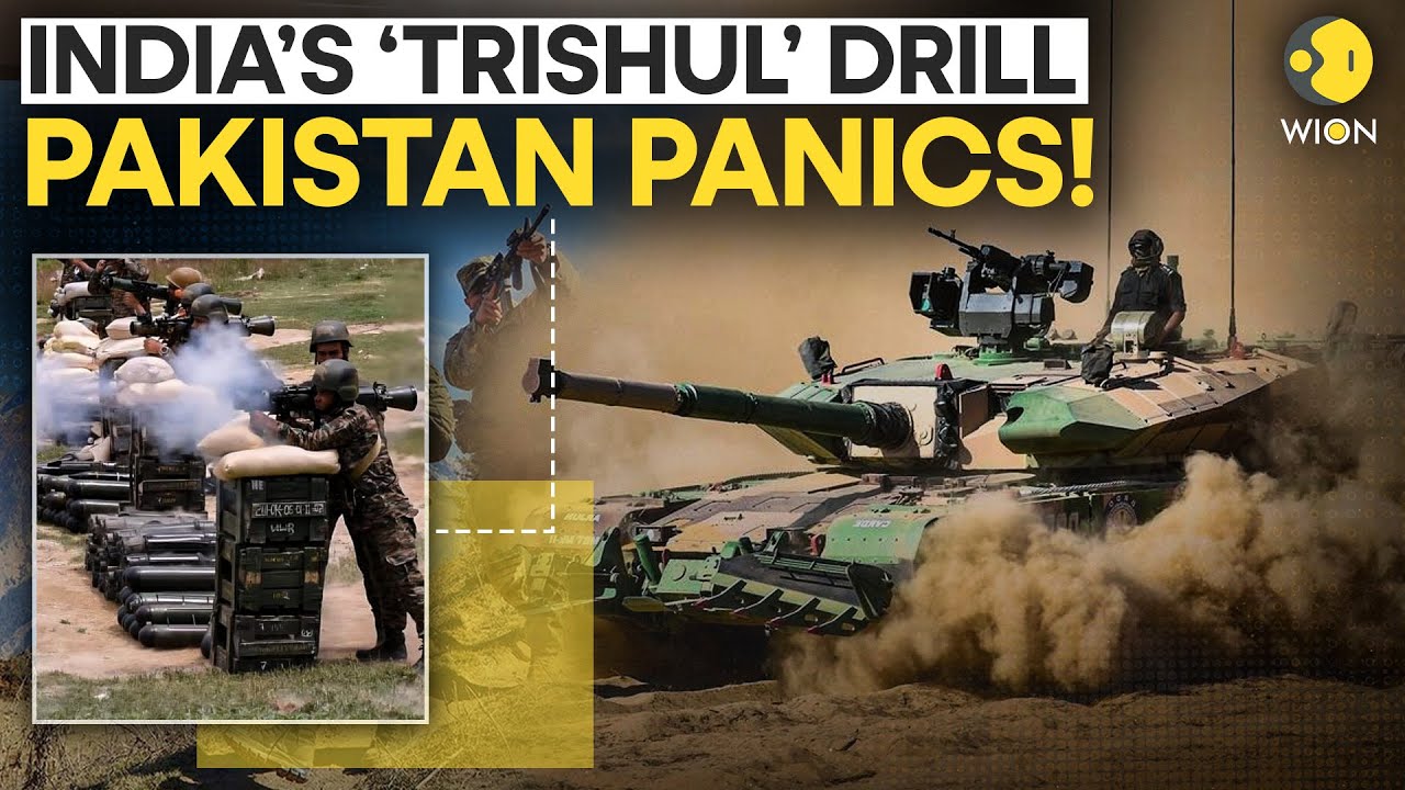 India War Drills LIVE: India Kicks Off Massive ‘Trishul’ War Drill; Pakistan Scrambles Jets | WION