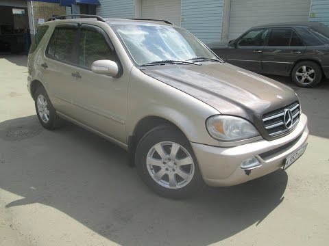 Mercedes-Benz w163 ml320. Working rear suspension. Работа задней подвески