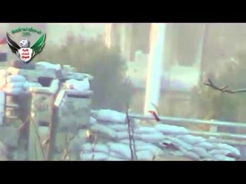 استهداف قناصي كتيبة شهداء الغوطة حاجز لقوات النظام على أطراف بلدة عربين في ريف دمشق