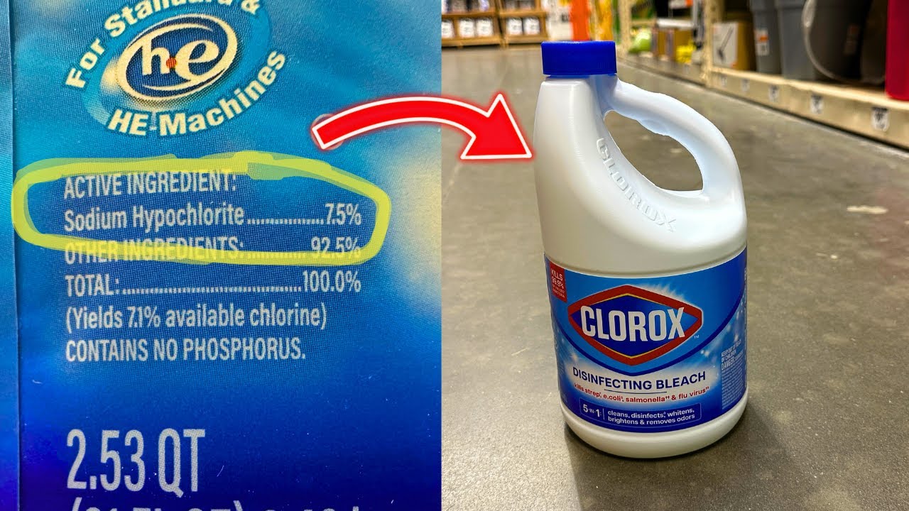 Bleach vs Sodium Hypochlorite (What's the Difference?)