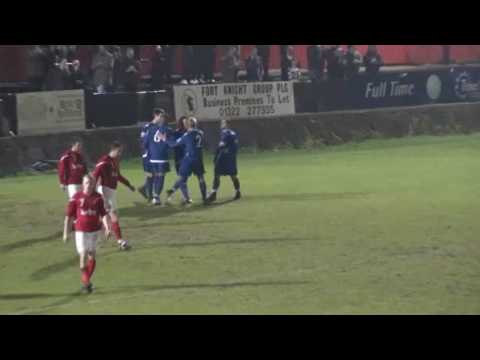 Welling United v Whitstable Town - Video Highlights - 2008-2009 Season - Kent Senior Cup Final